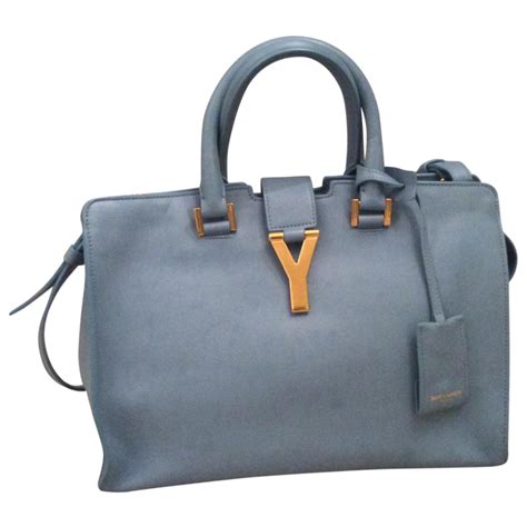 sac ysl chyc bleu|Chyc Yves Saint Laurent Handbags for Women .